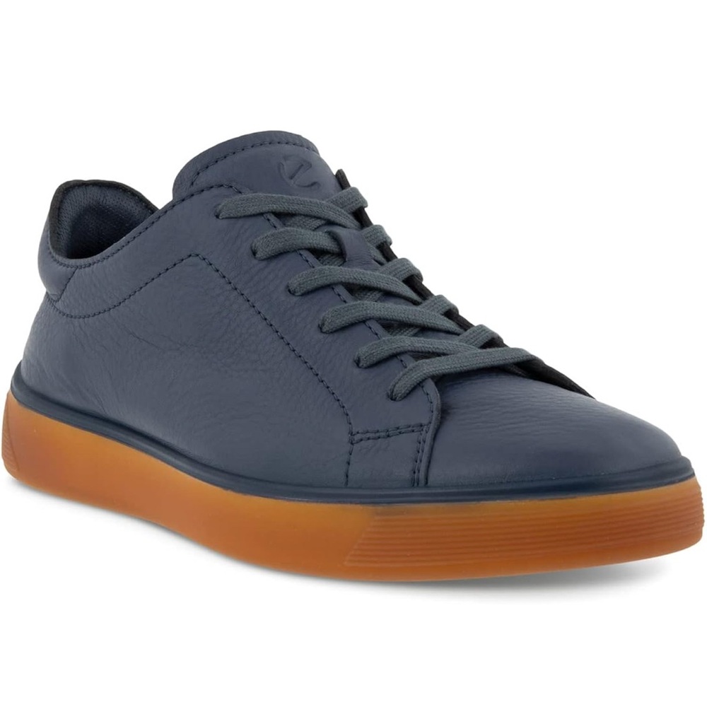 Ecco Men's Leather Dress Casual Sneaker - worn only once !